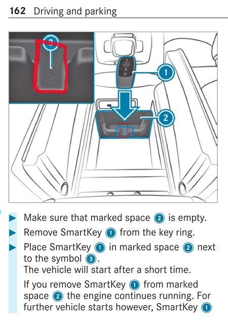 The Smart Key uses two 3-volt CR 2025 batteries while the Chrome Key uses just one. . Place the key in the marked space mercedes a class